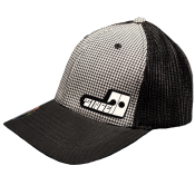 Casquette flexfit visire ronde petits carreaux