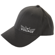 Casquette grise, visire ronde - 