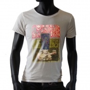 T-shirt col rond blanc