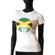 Tee-shirt col rond femme  - Afro Jamaica