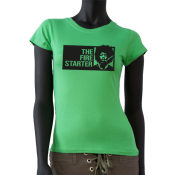 Tee-shirt cintr, col rond.