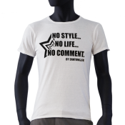 tee shirt blanc col rond