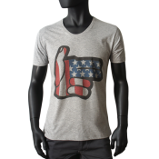 T-shirt gris chine