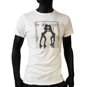 tee shirt blanc col rond