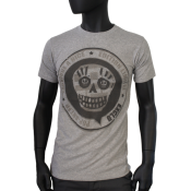 T-shirt cintr gris chine
