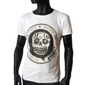 tee shirt blanc col rond