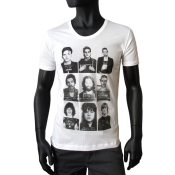T-shirt Scooped Neck blanc