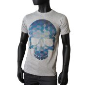 T-shirt cintr gris chine