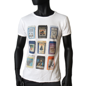 tee shirt blanc col rond