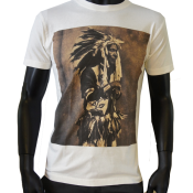 T-shirt Washed Ecru