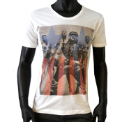T-shirt Scooped Neck blanc