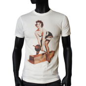 T-shirt ecru Washed - WORKOUT