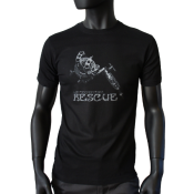 T-shirt noir Washed - GUN FOR LIFE