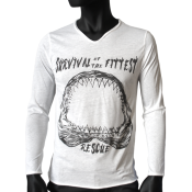 Manche-longue Blanc - SURVIVAL OF THE FITTEST