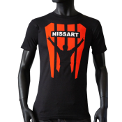 Tee-shirt noir supporter nissart