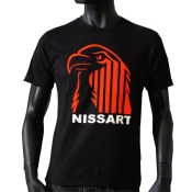 Tee-shirt noir aiglon nissart mefi