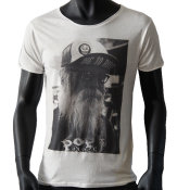 T-shirt col rond blanc