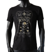 T-shirt col rond noir