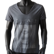 T-shirt col rond noir