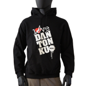 Sweat noir avec capuche