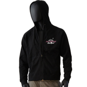 Sweat zip noir - Au Refuge .. a part en live !