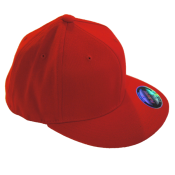 casquette flex fit visire plate rouge