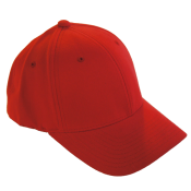 casquette flexfit visire ronde rouge